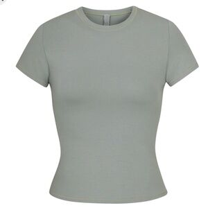 SKIMS Cotton Jersey Tee Mineral XS